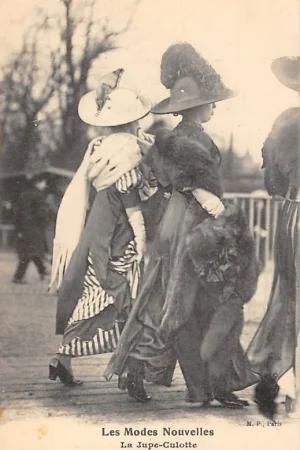 Ostatnia szansa Frankrijk Les Modes Nouvelles La Jupe-Culotte Dames met de nieuwste mode France Europa HC25672