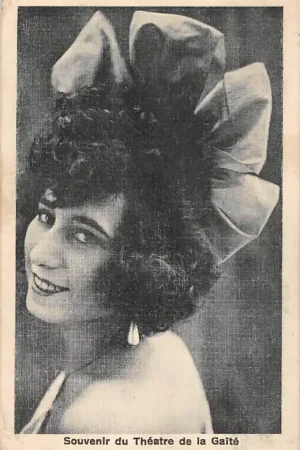 Frankrijk Paris Souvenir du Theatre de la Gaite Montparnasse France Europa HC25332 Zwrot pieniędzy