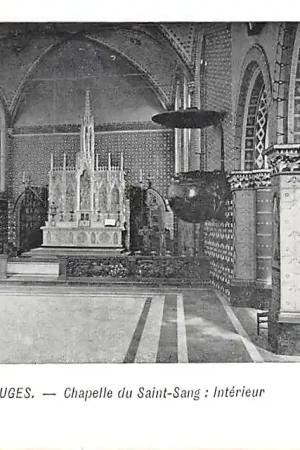 Ekspresowa dostawa België Brugge Bruges Chapelle du Saint-Sang Interieur Europa HC25117