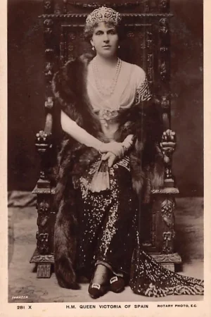 Oryginalny Spanje H.M. Queen Victoria of Spain Espa\\u00f1a Koningshuis Europa HC24993