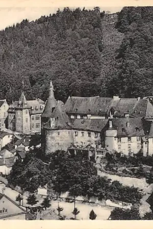 Luxemburg Luxembourg Clervaux L'Eglise et le Chateau 1951 Europa HC24443 Szybka dostawa