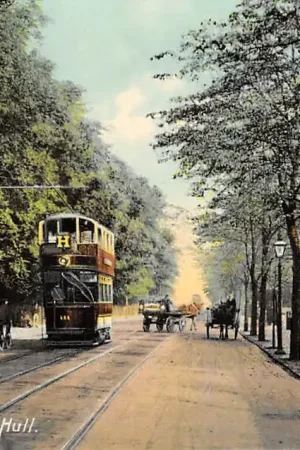 Engeland Hull Holderness Road Tram England Europa HC23952 Zamów teraz
