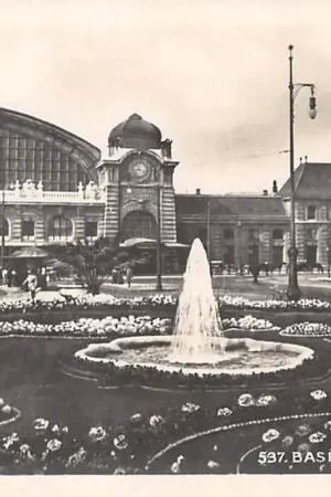 Premium Zwitserland Bundesbahnhof Station Spoorwegen Schweiz Suisse Switzerland Europa HC23942