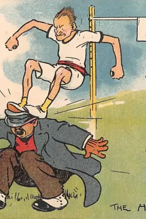 Engeland The High Jump Sport Cartoon Illustrator Tom Browne 1906 England Europa HC23645 Wysoka jakość