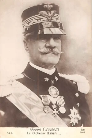 Italië WO1 1914-1918 General Caneva Le Kitchener Italien Italia Militair Europa HC23409 Popularny