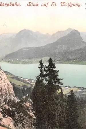 Oostenrijk Schafbergbahn met Blick auf St. Wolfgang 1904 Spoorwegen Austria Österreich Europa HC23144 Oferta limitowana