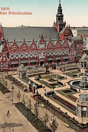 Tani België Brussel Pavillon et Jardins Neerlandais Exposition de Bruxelles 1910 Europa HC23064