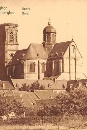 België Grimberghen Abdij kerk 1935 Europa HC23054 Wysoka jakość