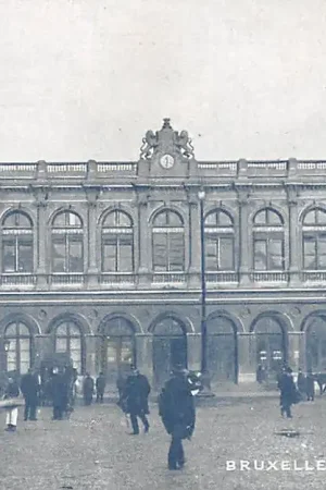 Wysoka jakość België Brussel Bruxelles Gare du Nord Station 1908 Spoorwegen Europa HC22424