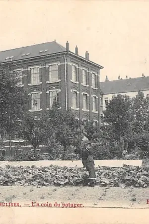 België Laeken Brussel Pensionnat des Ursulines Un coin du potager 1910 Europa HC22415 Bezpieczna płatność
