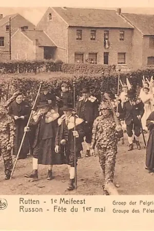 Wysoka jakość België Rutten 1e Meifeest Groep der Pelgrims Tongeren Europa HC22388