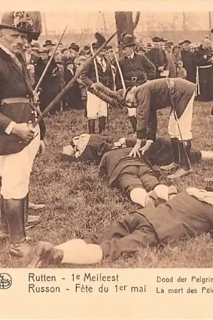 Nowość België Rutten 1e Meifeest Dood der Pelgrims Tongeren Europa HC22387