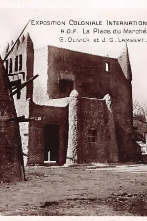 Kup teraz Frankrijk Paris Exposition Coloniale 1931 A.O.F. La Place du Marche Indigene France Europa HC21264