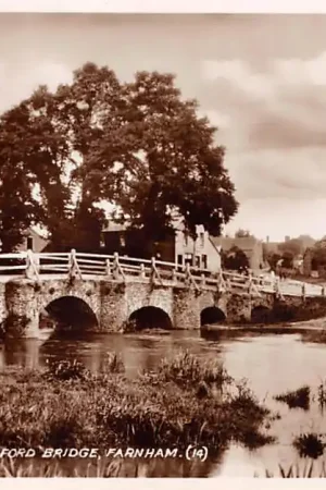 Engeland Farnham Tilford Bridge England Great Britain Europa HC21262 Promocja