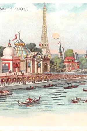 Frankrijk Paris Exposition Nouvelle 1900 Rive gauche de la Seine France Europa HC21168 Tylko dziś