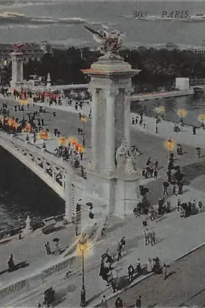 Ostatnia szansa Frankrijk Paris Le Pont Alexandre III 1908 France Europa HC21156