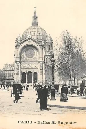 Frankrijk Paris Eglise St-Augustin Paardentram tram France Europa HC21155 Oferta