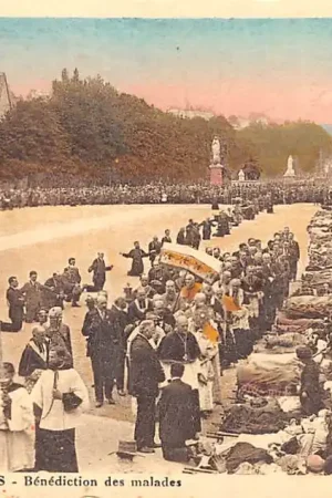 Frankrijk Lourdes Benediction des Malades 1924 France Europa HC21151 Bezpieczna płatność