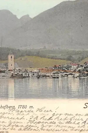 Tani Oostenrijk St. Wolfgang Schafberg, 1780 m. 1902 Österreich Austria Europa HC21180