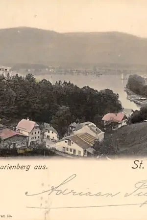 Bezpieczna płatność Oostenrijk St. Wolfgang Panorama vom Calvarienberg aus 1902 Österreich Austria Europa HC21172