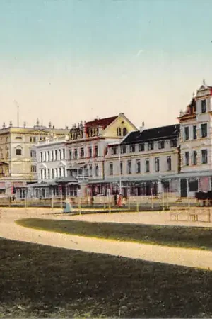 Autentyczny Duitsland Norderney Kaiserstrasse Deutschland Europa HC21127