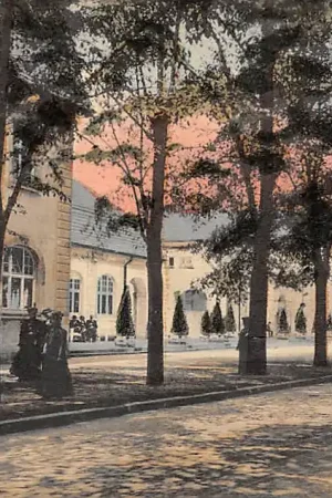 Duitsland Bad Nauheim Die neue Badehauser v.d. Ludwigsstrasse 1908 Hessen Deutschland Europa HC21124 Tani