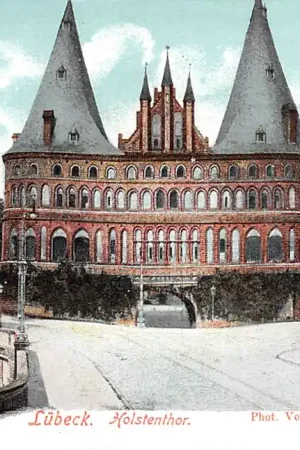 Duitsland Lübeck Holstenthor Deutschland EuropaHC21107 Wyprzedaż