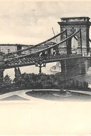 Tylko dziś Hongarije Budapest Kettenbrucke 1902 Hungary Europa HC21097