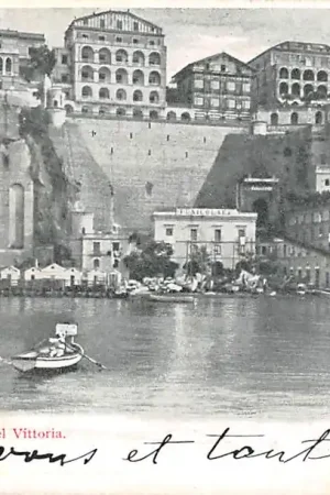 Italië Sorrento con l'Hotel Vittoria 1901 Italia Europa HC21067 Zamów teraz