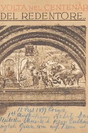 Italië Como Oratorio del Maestro Don L. Perosi prima esecvzione nella Cattedralle di Como 12 Septembre 1899 Italia Europa HC21056 Popularny