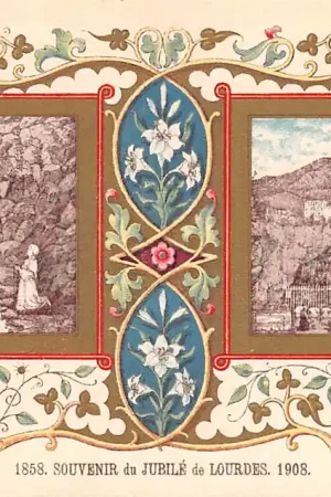Frankrijk 1858 Souvenir de Jubile de Lourdes 1908 France Europa HC21046 Promocja