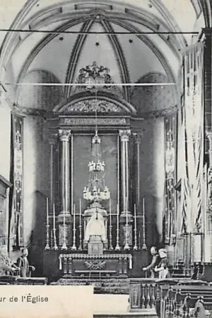 België Wandre Interieur de l'Eglise Luik Liège 1912 Europa HC20824 Oryginalny