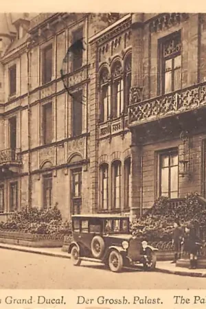 Popularny Luxemburg Luxembourg Le Palais Grand Ducal Auto 1932 Europa HC20819