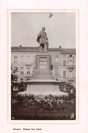België Antwerpen Anvers Statue Van Dijk 1911 Europa HC20662 Kup teraz