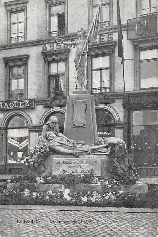 Oferta limitowana België Brussel Bruxelles Monument des Heros 1919 WO1 1914-1918 Europa HC20659