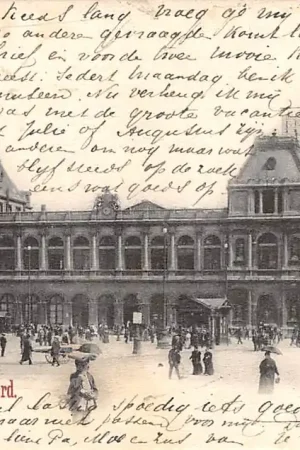 België Brussel Bruxelles Gare du Nord Tram 1902 Station Spoorwegen Europa HC20640 Najlepsza cena