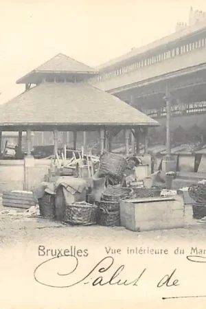 België Brussel Bruxelles Vue interieure du Marche aux Poissons Europa HC20635 Zamów teraz