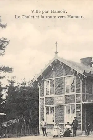België Ville par Hamoir Le Chalet et la route vers Hamoir Café HC20618 Tylko dziś