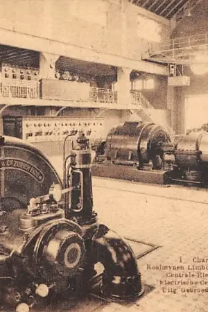 Wysoka jakość België Eysden Eisden Koolmijnen Limburg Maas Electrische Centrale Binnenzicht Maasmechelen Europa HC20544