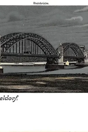 Duitsland Gruss aus Düsseldorf Rheinbrucke Deutschland Europa LHC20384 Rabat