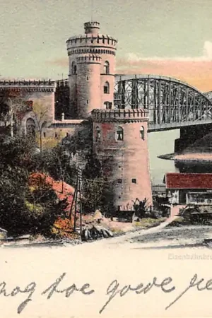 Ostatnia szansa Duitsland Eisenbahnbrucke 1905 Spoorwegen Deutschland Europa HC20376