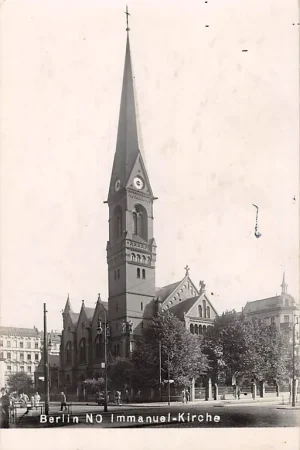Duitsland Berlin NO Immanuel - Kirche Fotokaart Deutschland Europa HC20225 Nowość