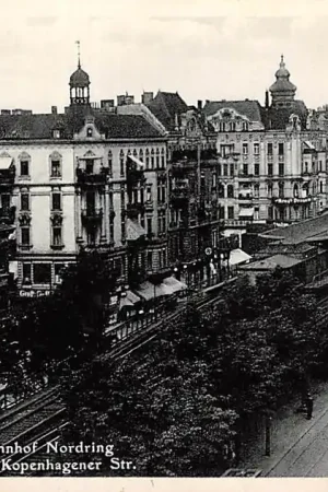 Duitsland Berlin Untergrund bahnhof Nordring Schonhauser Allee Ecke Kopenhagener Str. Deutschland Europa HC20186 Tylko dziś