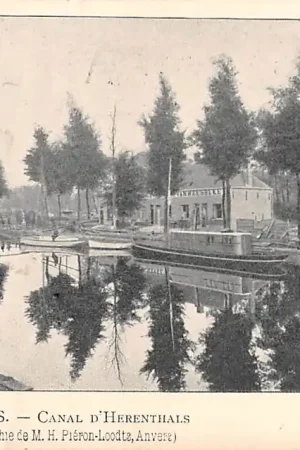 Najlepsza cena België Antwerpen Anvers Canal d' Herenthals 1901 Binnenvaart schepen Scheepvaart 1901 HC20572