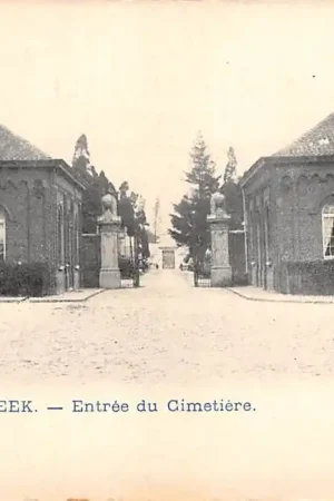 Nowość België Bruxelles Molenbeek Entree du Cimetiere Ingang van de begraafplaats Europa HC20571