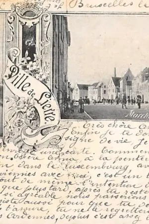 Tylko dziś België Lier Ville de Lierre Le Spui Marche aux poissons 1901 Europa HC20569