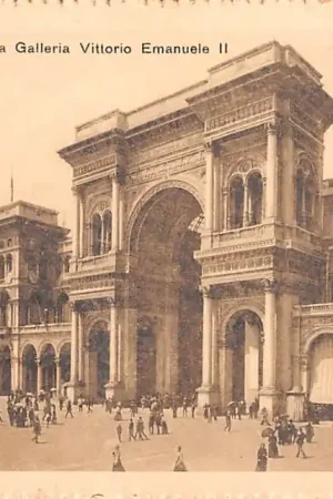 Italie Milano Arco della Galleria Vittorio Emanuelle II Tram Italia Europa HC20139 Oryginalny