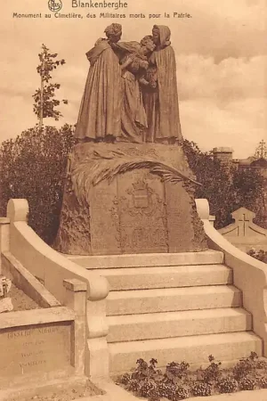 Zamów teraz België Blankenberghe Monument au Cimetiere des Militaires Morts pour la Patrie WO1 1914-1918 Europa HC19061