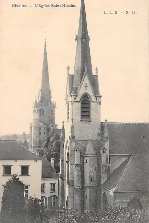 Tani België Nijvel Nivelles L'Eglise Saint-Nicolas Europa HC19056