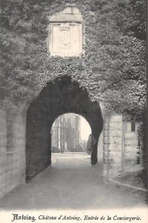 Wyprzedaż België Antoing Chateau d'Antoing Entree de la Conciergerie Kasteel Kleinrondstempel 1904 Europa HC19086